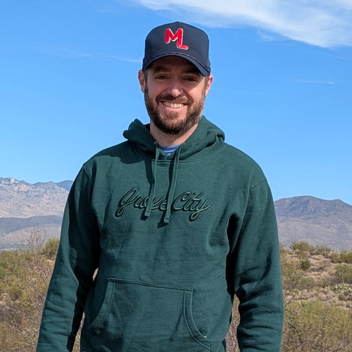 Grove City Puff Embroidery Hoodie